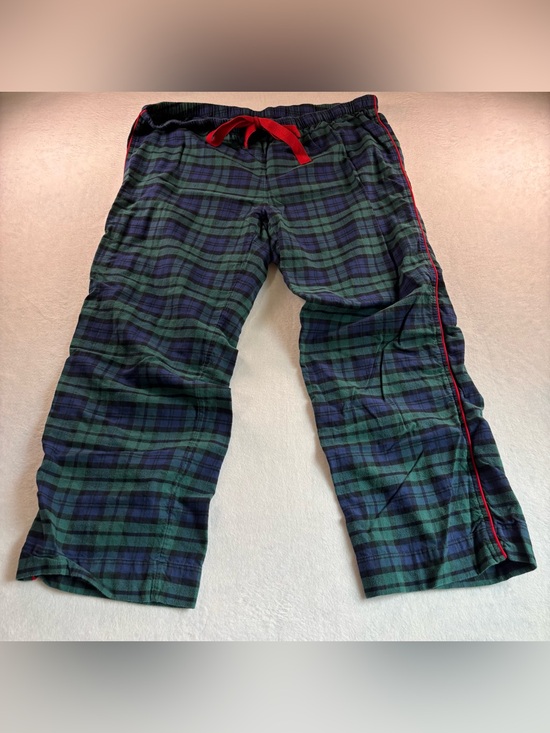 Vineyard Vines Other - Vineyard Vines Green & Navy Plaid Lounge Pajama Pants with Red Trim